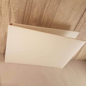 Cheap Plain/Blank Guest Book in White