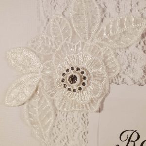 Personalised White Floral Guest Book