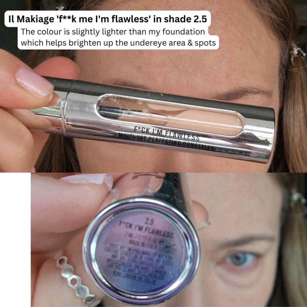 Il Makiage FCUK I'm Flawless concealer - my review with blender brush 140