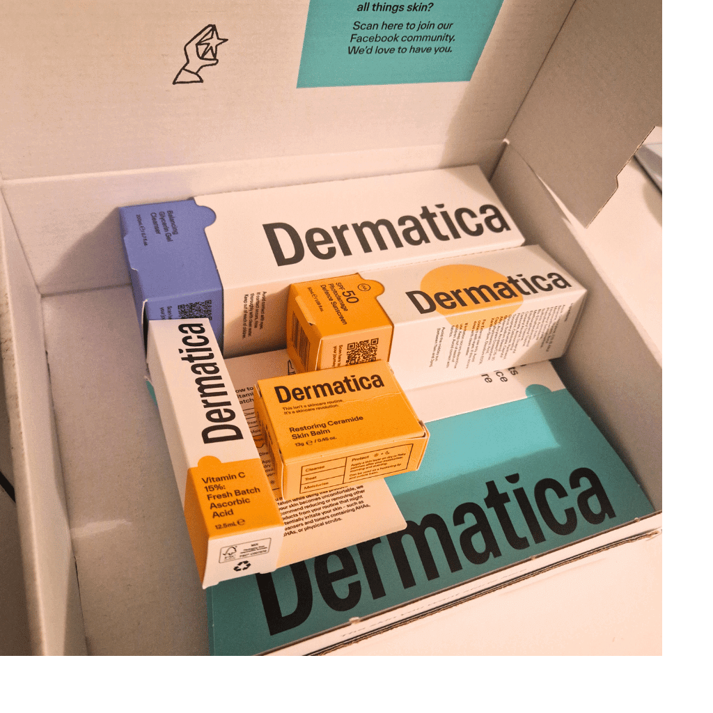 This is how much Dermatica products I buy - I love the stuff